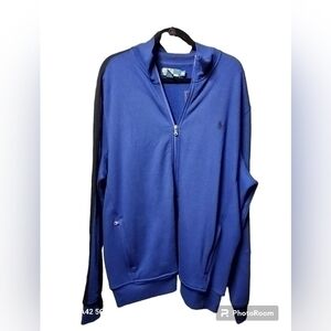 Polo by Ralph Lauren Men's Double-Knit Full-Zip Track Jacket Blue size XXL Nwt